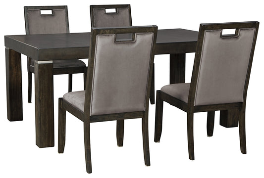 Hyndell Dining Table and 4 Chairs Wilson Furniture (OH)  in Bridgeport, Ohio. Serving Bridgeport, Yorkville, Bellaire, & Avondale