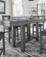 Myshanna Counter Height Dining Table and 6 Barstools Wilson Furniture (OH)  in Bridgeport, Ohio. Serving Bridgeport, Yorkville, Bellaire, & Avondale