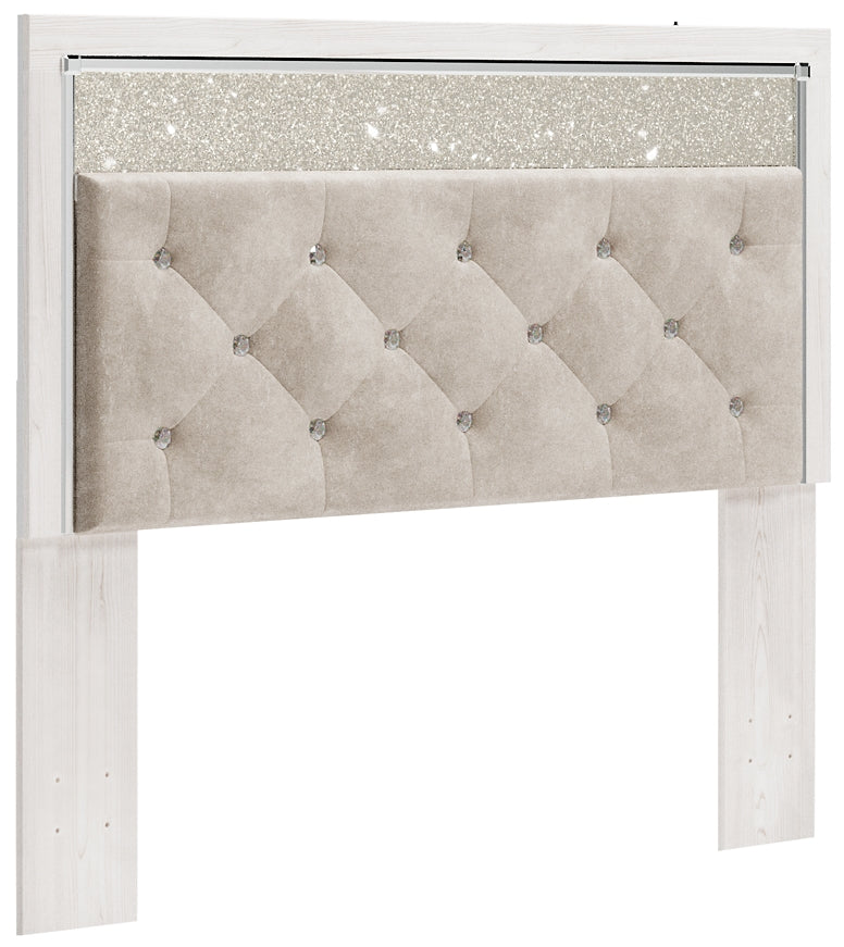 Altyra Queen Panel Headboard with Mirrored Dresser Wilson Furniture (OH)  in Bridgeport, Ohio. Serving Bridgeport, Yorkville, Bellaire, & Avondale