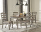 Lodenbay Dining Table and 4 Chairs Wilson Furniture (OH)  in Bridgeport, Ohio. Serving Bridgeport, Yorkville, Bellaire, & Avondale