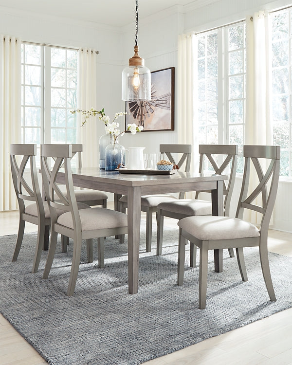 Parellen Dining Table and 6 Chairs Wilson Furniture (OH)  in Bridgeport, Ohio. Serving Bridgeport, Yorkville, Bellaire, & Avondale