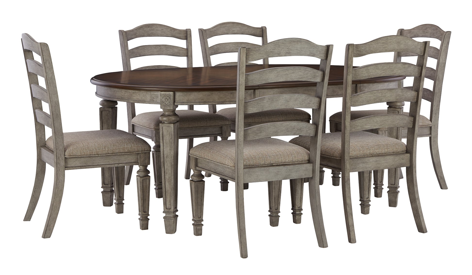 Lodenbay Dining Table and 6 Chairs Wilson Furniture (OH)  in Bridgeport, Ohio. Serving Bridgeport, Yorkville, Bellaire, & Avondale