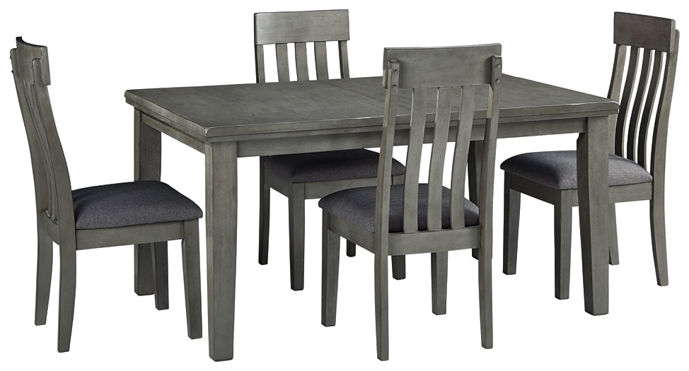 Hallanden Dining Table and 4 Chairs Wilson Furniture (OH)  in Bridgeport, Ohio. Serving Bridgeport, Yorkville, Bellaire, & Avondale