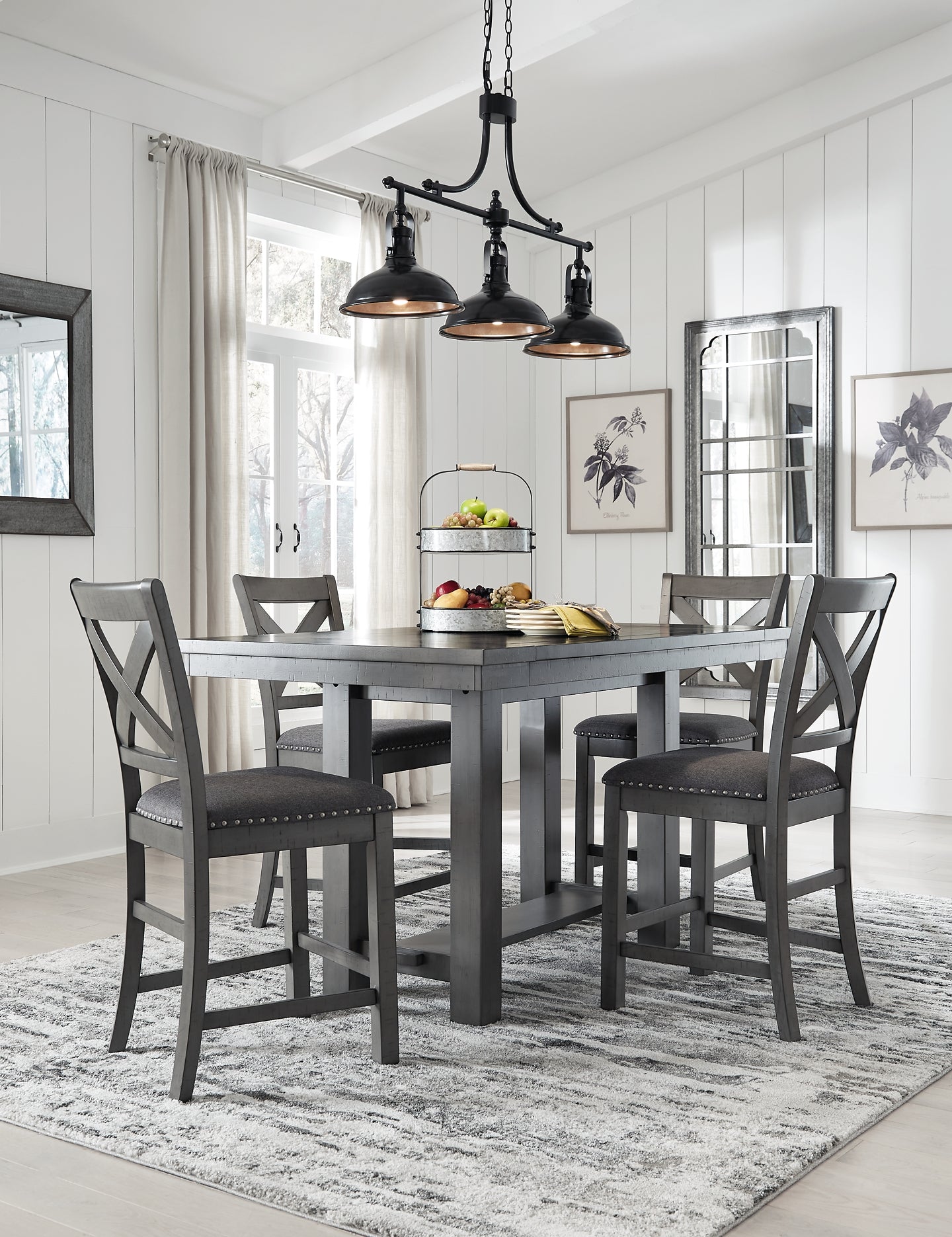 Myshanna Dining Table and 4 Chairs Wilson Furniture (OH)  in Bridgeport, Ohio. Serving Bridgeport, Yorkville, Bellaire, & Avondale