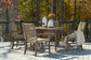 Germalia Outdoor Dining Table and 4 Chairs Wilson Furniture (OH)  in Bridgeport, Ohio. Serving Bridgeport, Yorkville, Bellaire, & Avondale