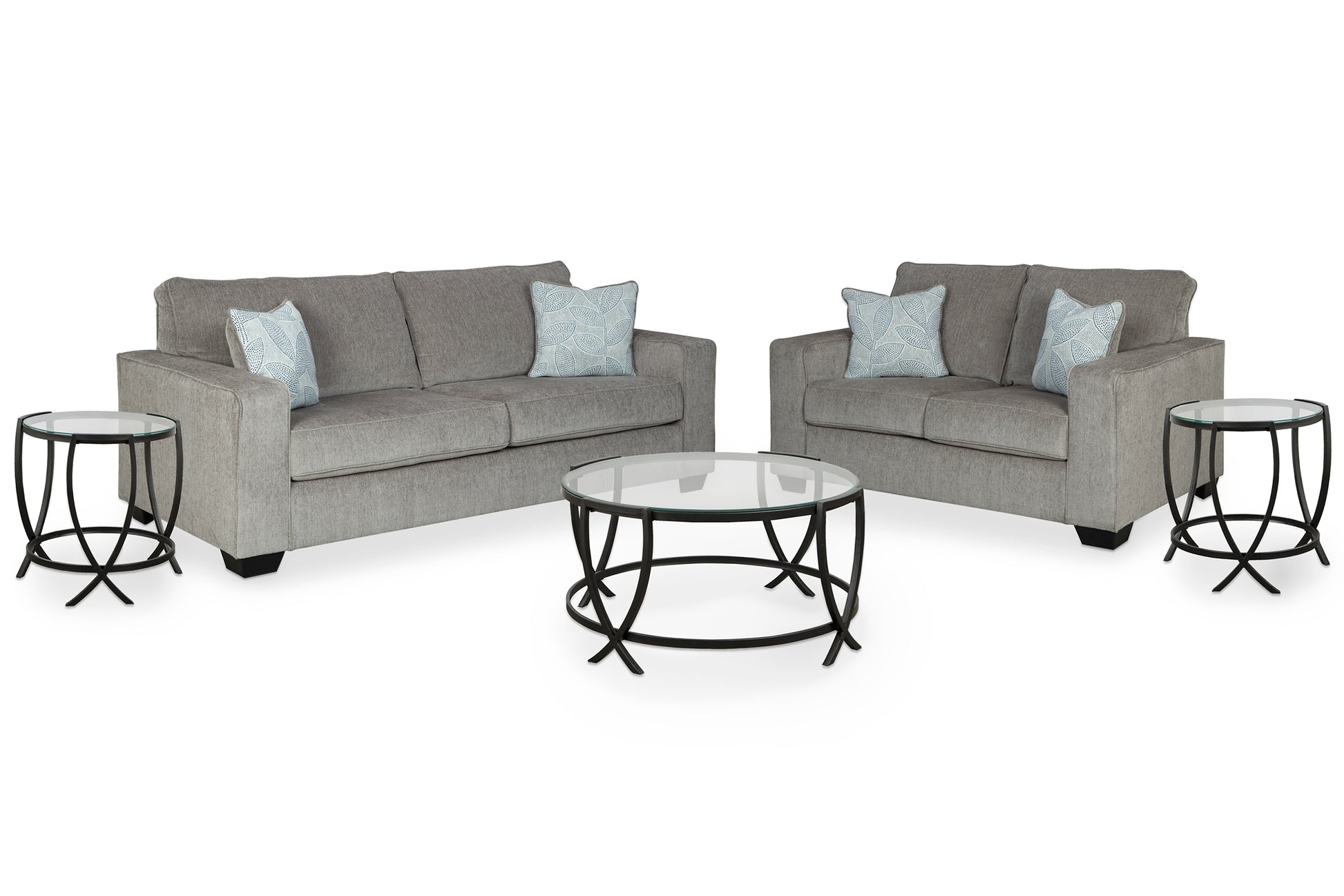 Altari Sofa and Loveseat with Coffee Table and 2 End Tables Wilson Furniture (OH)  in Bridgeport, Ohio. Serving Bridgeport, Yorkville, Bellaire, & Avondale