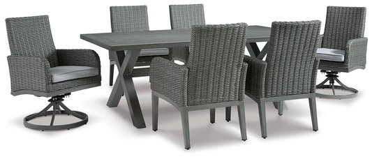 Elite Park Outdoor Dining Table and 6 Chairs Wilson Furniture (OH)  in Bridgeport, Ohio. Serving Bridgeport, Yorkville, Bellaire, & Avondale