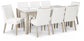 Wendora Dining Table and 8 Chairs Wilson Furniture (OH)  in Bridgeport, Ohio. Serving Moundsville, Richmond, Smithfield, Cadiz, & St. Clairesville