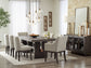 Burkhaus Dining Table and 8 Chairs Wilson Furniture (OH)  in Bridgeport, Ohio. Serving Bridgeport, Yorkville, Bellaire, & Avondale