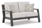 Tropicava Outdoor Loveseat and 2 Lounge Chairs with Coffee Table and 2 End Tables Wilson Furniture (OH)  in Bridgeport, Ohio. Serving Moundsville, Richmond, Smithfield, Cadiz, & St. Clairesville