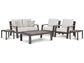 Tropicava Outdoor Loveseat and 2 Lounge Chairs with Coffee Table and 2 End Tables Wilson Furniture (OH)  in Bridgeport, Ohio. Serving Moundsville, Richmond, Smithfield, Cadiz, & St. Clairesville