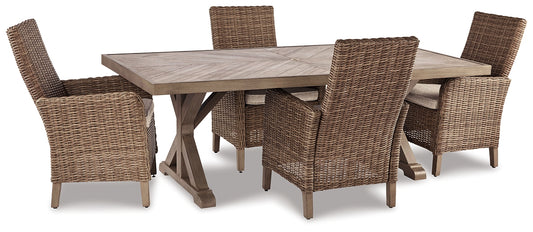 Beachcroft Outdoor Dining Table and 4 Chairs Wilson Furniture (OH)  in Bridgeport, Ohio. Serving Bridgeport, Yorkville, Bellaire, & Avondale