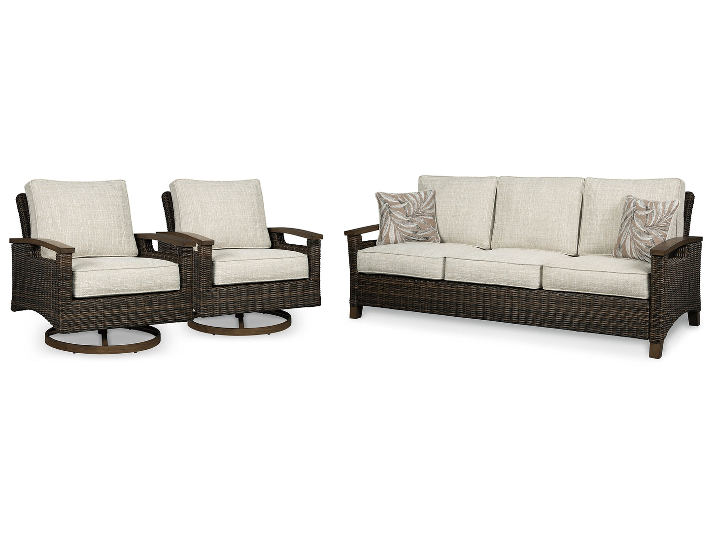 Paradise Trail Outdoor Sofa with 2 Lounge Chairs Wilson Furniture (OH)  in Bridgeport, Ohio. Serving Bridgeport, Yorkville, Bellaire, & Avondale