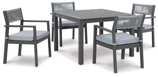 Eden Town Outdoor Dining Table and 4 Chairs Wilson Furniture (OH)  in Bridgeport, Ohio. Serving Bridgeport, Yorkville, Bellaire, & Avondale