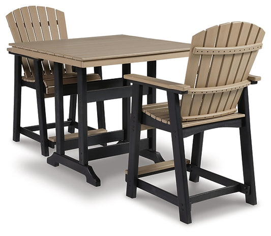 Fairen Trail Outdoor Counter Height Dining Table and 2 Barstools Wilson Furniture (OH)  in Bridgeport, Ohio. Serving Bridgeport, Yorkville, Bellaire, & Avondale