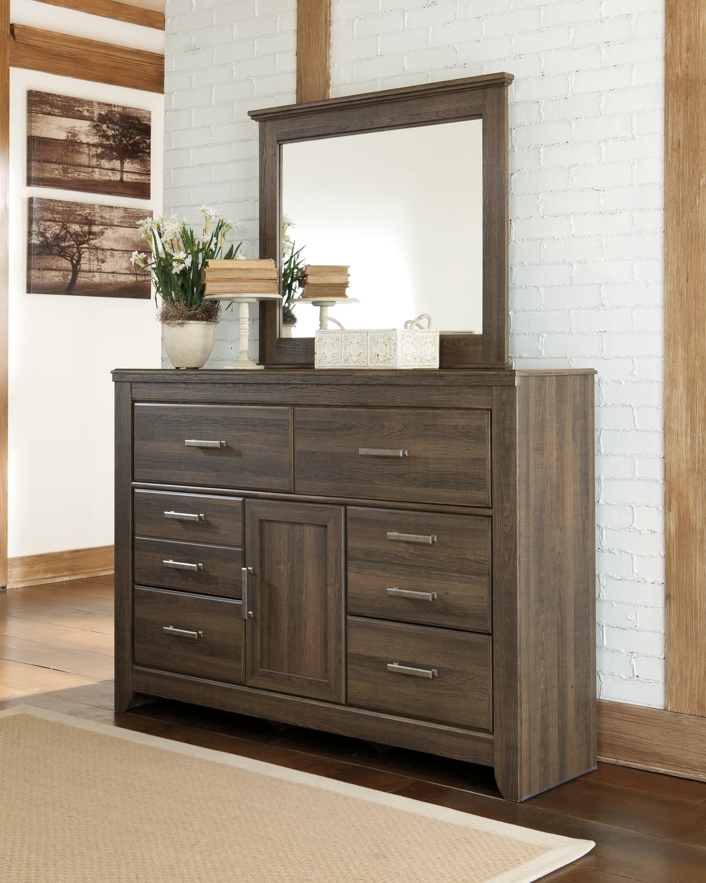 Juararo Dresser and Mirror Wilson Furniture (OH)  in Bridgeport, Ohio. Serving Bridgeport, Yorkville, Bellaire, & Avondale