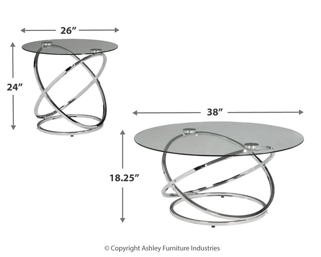 Ashley Express - Hollynyx Occasional Table Set (3/CN) Wilson Furniture (OH)  in Bridgeport, Ohio. Serving Bridgeport, Yorkville, Bellaire, & Avondale