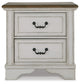 Ashley Express - Brollyn Two Drawer Night Stand Wilson Furniture (OH)  in Bridgeport, Ohio. Serving Bridgeport, Yorkville, Bellaire, & Avondale