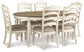 Realyn Dining Table and 6 Chairs Wilson Furniture (OH)  in Bridgeport, Ohio. Serving Bridgeport, Yorkville, Bellaire, & Avondale