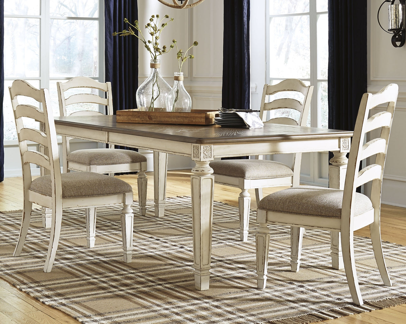 Realyn Dining Table and 8 Chairs Wilson Furniture (OH)  in Bridgeport, Ohio. Serving Bridgeport, Yorkville, Bellaire, & Avondale