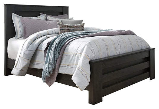 Brinxton Queen Panel Bed with 2 Nightstands Wilson Furniture (OH)  in Bridgeport, Ohio. Serving Bridgeport, Yorkville, Bellaire, & Avondale