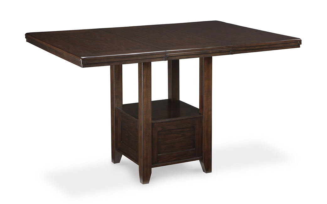 Haddigan Counter Height Dining Table and 4 Barstools with Storage Wilson Furniture (OH)  in Bridgeport, Ohio. Serving Bridgeport, Yorkville, Bellaire, & Avondale
