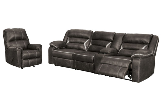 Kincord 2-Piece Sectional with Recliner Wilson Furniture (OH)  in Bridgeport, Ohio. Serving Bridgeport, Yorkville, Bellaire, & Avondale
