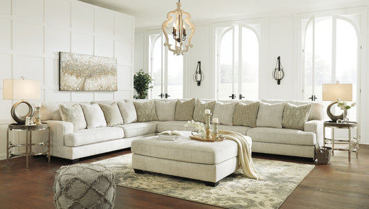 Rawcliffe 4-Piece Sectional with Ottoman Wilson Furniture (OH)  in Bridgeport, Ohio. Serving Bridgeport, Yorkville, Bellaire, & Avondale