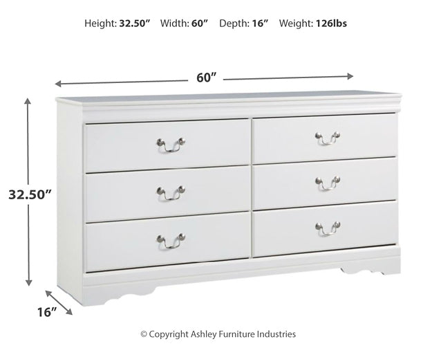 Anarasia Twin Sleigh Headboard with Dresser Wilson Furniture (OH)  in Bridgeport, Ohio. Serving Bridgeport, Yorkville, Bellaire, & Avondale