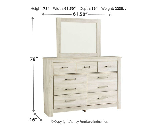 Bellaby Queen Panel Bed with Mirrored Dresser Wilson Furniture (OH)  in Bridgeport, Ohio. Serving Bridgeport, Yorkville, Bellaire, & Avondale