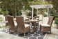 Beachcroft Outdoor Dining Table and 6 Chairs Wilson Furniture (OH)  in Bridgeport, Ohio. Serving Bridgeport, Yorkville, Bellaire, & Avondale