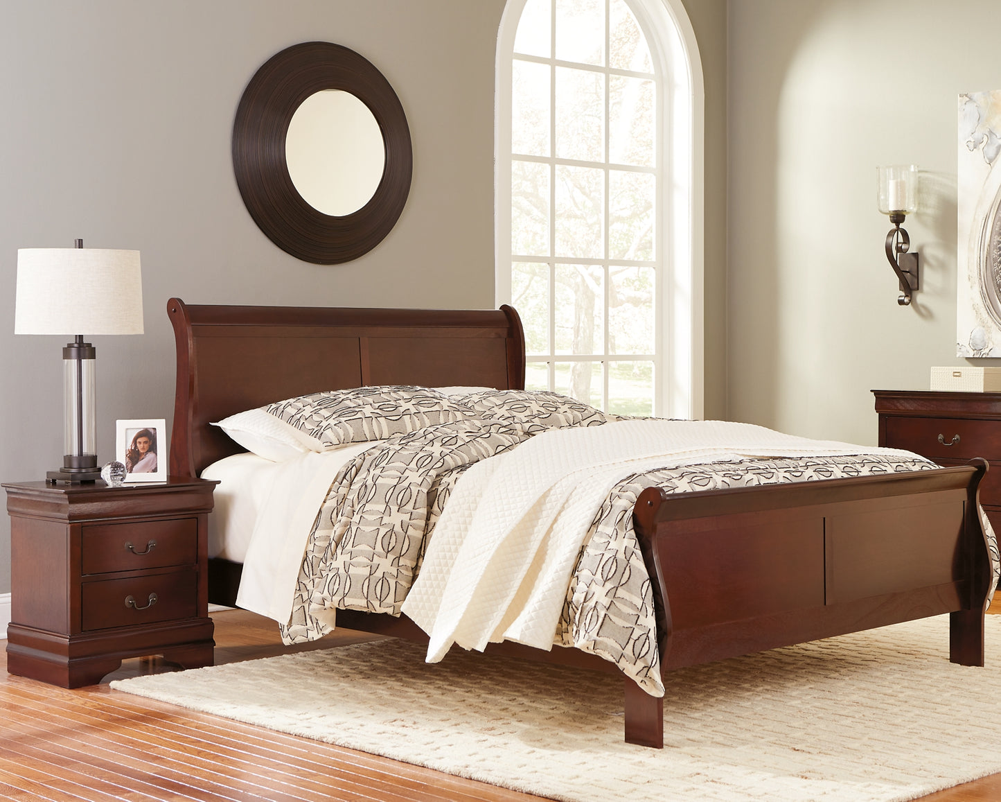 Alisdair Full Sleigh Bed with 2 Nightstands Wilson Furniture (OH)  in Bridgeport, Ohio. Serving Bridgeport, Yorkville, Bellaire, & Avondale