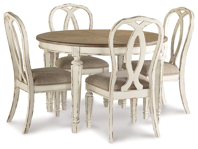 Realyn Dining Table and 4 Chairs Wilson Furniture (OH)  in Bridgeport, Ohio. Serving Bridgeport, Yorkville, Bellaire, & Avondale