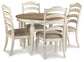 Realyn Dining Table and 4 Chairs Wilson Furniture (OH)  in Bridgeport, Ohio. Serving Bridgeport, Yorkville, Bellaire, & Avondale