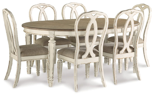 Realyn Dining Table and 6 Chairs Wilson Furniture (OH)  in Bridgeport, Ohio. Serving Bridgeport, Yorkville, Bellaire, & Avondale