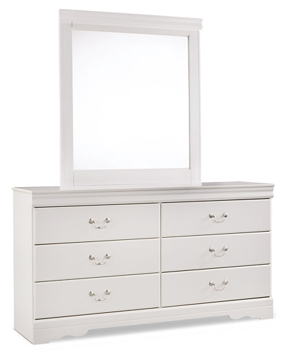 Anarasia Twin Sleigh Headboard with Mirrored Dresser, Chest and 2 Nightstands Wilson Furniture (OH)  in Bridgeport, Ohio. Serving Bridgeport, Yorkville, Bellaire, & Avondale
