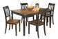 Owingsville Dining Table and 4 Chairs Wilson Furniture (OH)  in Bridgeport, Ohio. Serving Bridgeport, Yorkville, Bellaire, & Avondale