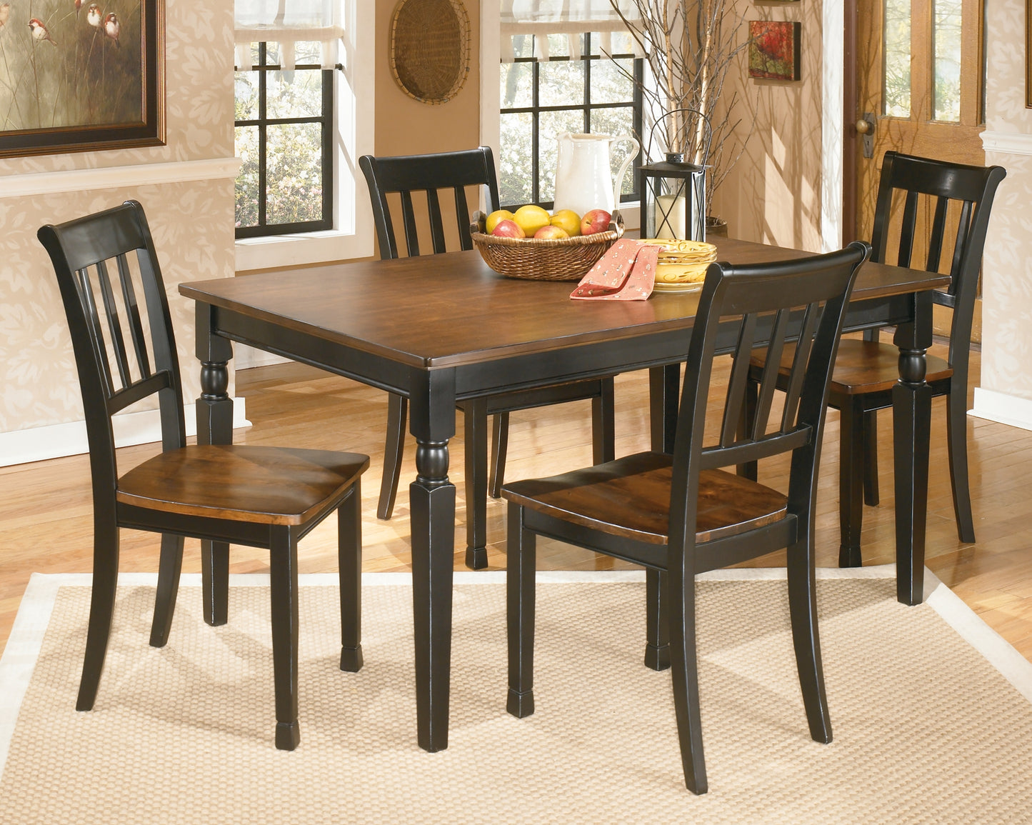 Owingsville Dining Table and 4 Chairs Wilson Furniture (OH)  in Bridgeport, Ohio. Serving Bridgeport, Yorkville, Bellaire, & Avondale