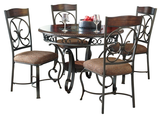 Glambrey Dining Table and 4 Chairs Wilson Furniture (OH)  in Bridgeport, Ohio. Serving Bridgeport, Yorkville, Bellaire, & Avondale