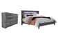 Baystorm King Panel Bed with Dresser Wilson Furniture (OH)  in Bridgeport, Ohio. Serving Bridgeport, Yorkville, Bellaire, & Avondale