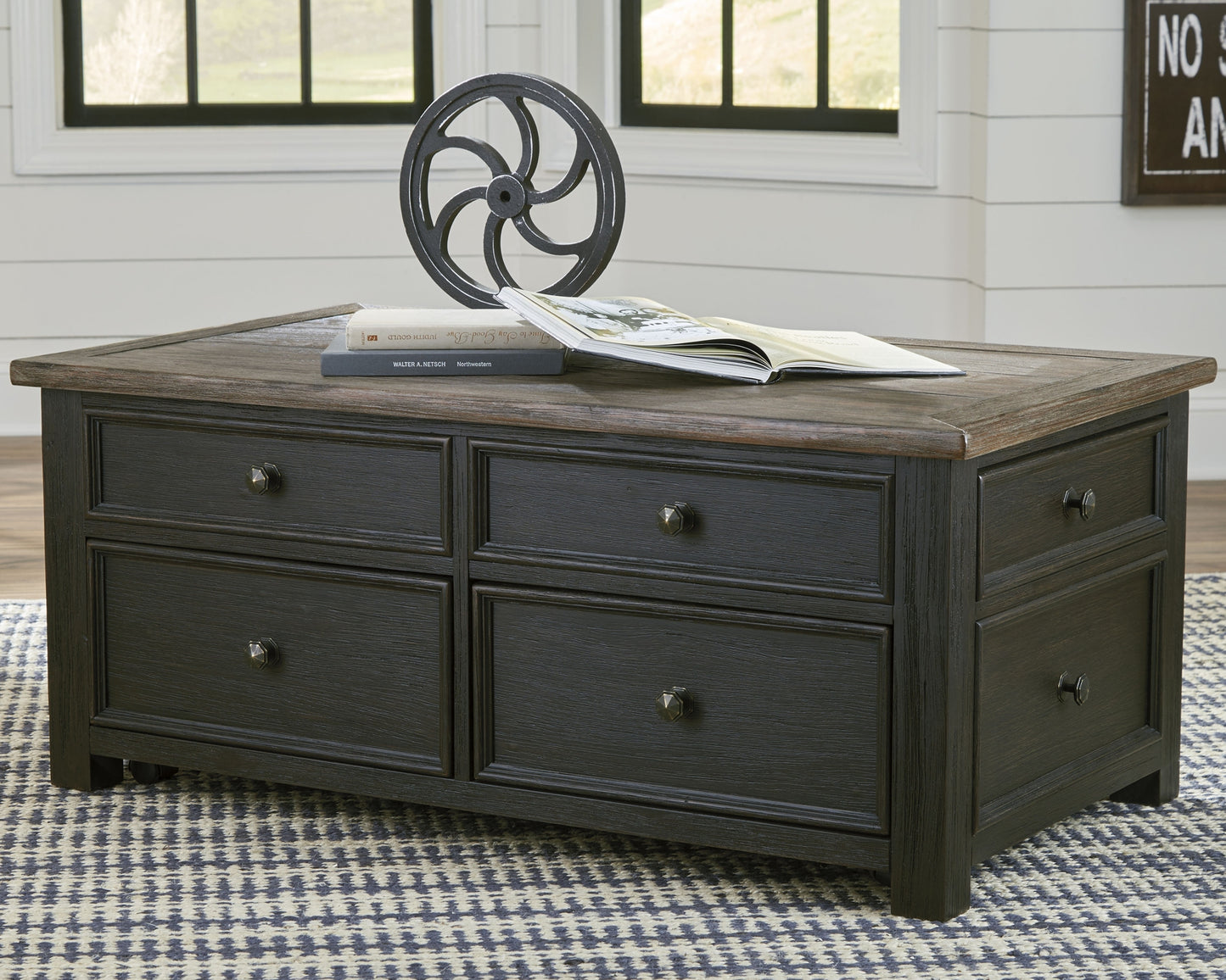 Tyler Creek Coffee Table with 2 End Tables Wilson Furniture (OH)  in Bridgeport, Ohio. Serving Moundsville, Richmond, Smithfield, Cadiz, & St. Clairesville