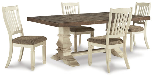 Bolanburg Dining Table and 4 Chairs Wilson Furniture (OH)  in Bridgeport, Ohio. Serving Bridgeport, Yorkville, Bellaire, & Avondale