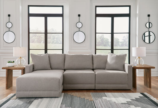 Katany 3-Piece Sectional with Chaise Wilson Furniture (OH)  in Bridgeport, Ohio. Serving Bridgeport, Yorkville, Bellaire, & Avondale