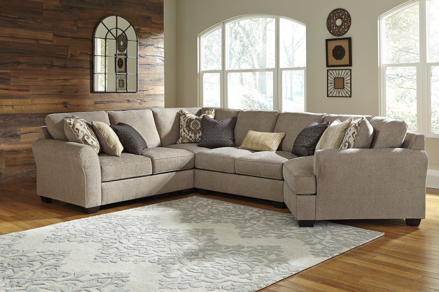 Pantomine 4-Piece Sectional with Ottoman Wilson Furniture (OH)  in Bridgeport, Ohio. Serving Bridgeport, Yorkville, Bellaire, & Avondale