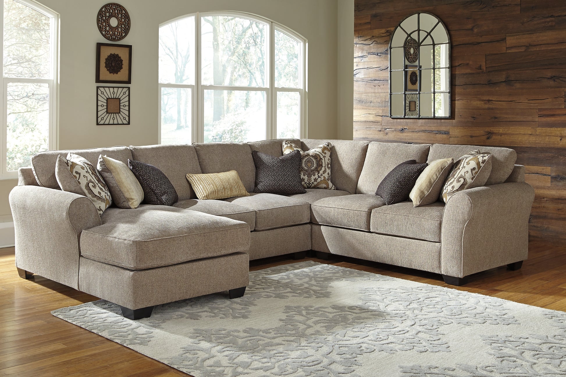 Pantomine 4-Piece Sectional with Ottoman Wilson Furniture (OH)  in Bridgeport, Ohio. Serving Bridgeport, Yorkville, Bellaire, & Avondale