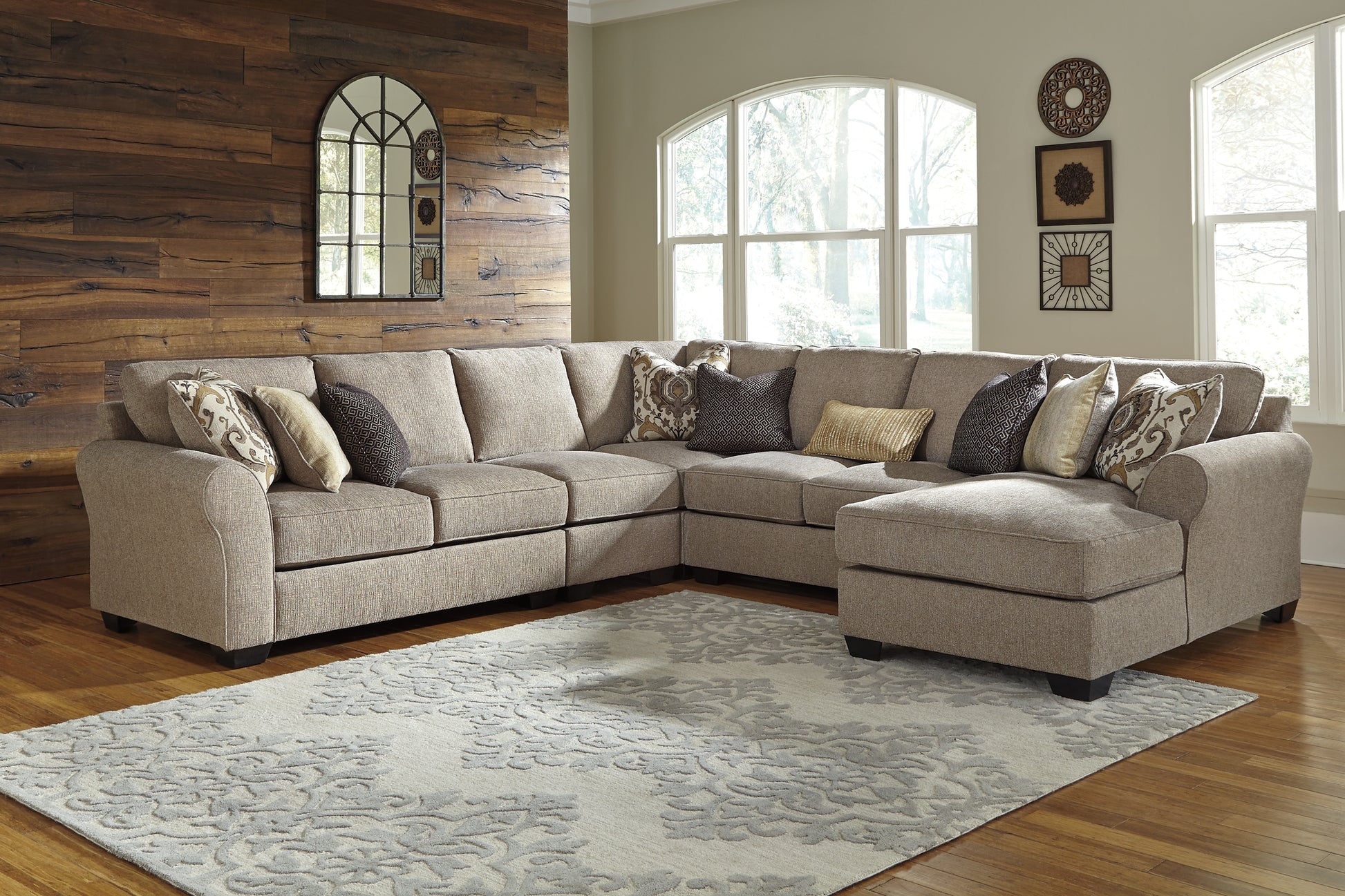 Pantomine 5-Piece Sectional with Ottoman Wilson Furniture (OH)  in Bridgeport, Ohio. Serving Bridgeport, Yorkville, Bellaire, & Avondale