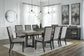 Foyland Dining Table and 8 Chairs with Storage Wilson Furniture (OH)  in Bridgeport, Ohio. Serving Bridgeport, Yorkville, Bellaire, & Avondale
