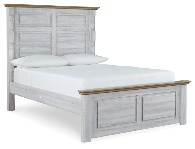 Haven Bay Queen Panel Bed with Mirrored Dresser and 2 Nightstands Wilson Furniture (OH)  in Bridgeport, Ohio. Serving Bridgeport, Yorkville, Bellaire, & Avondale