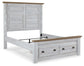 Haven Bay Queen Panel Storage Bed with Mirrored Dresser and Chest Wilson Furniture (OH)  in Bridgeport, Ohio. Serving Bridgeport, Yorkville, Bellaire, & Avondale