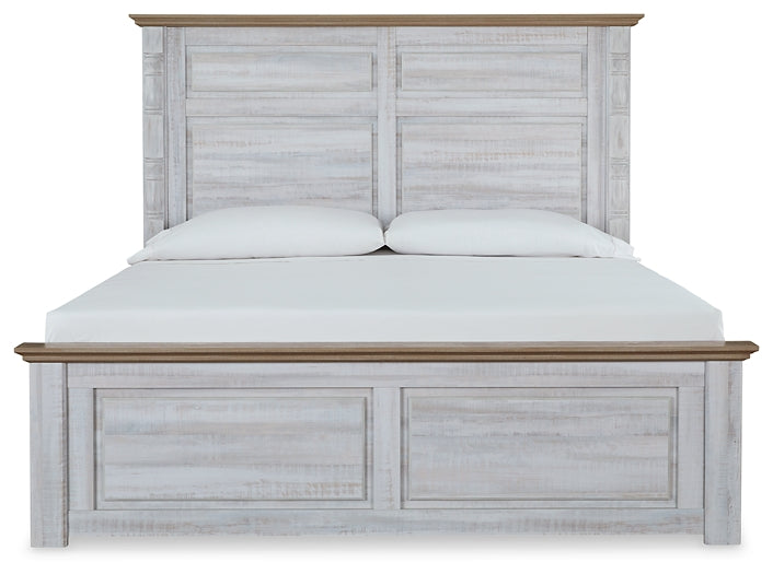 Haven Bay King Panel Bed with Mirrored Dresser, Chest and 2 Nightstands Wilson Furniture (OH)  in Bridgeport, Ohio. Serving Bridgeport, Yorkville, Bellaire, & Avondale
